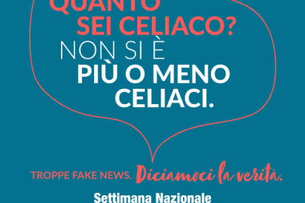 Settimana delle celiachia 2025: Quanto sei celiaco? non si è più o meno celiaci.